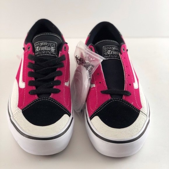 Vans TNT Advanced Prot Black/Magenta/White Shoes - Picture 3 of 7